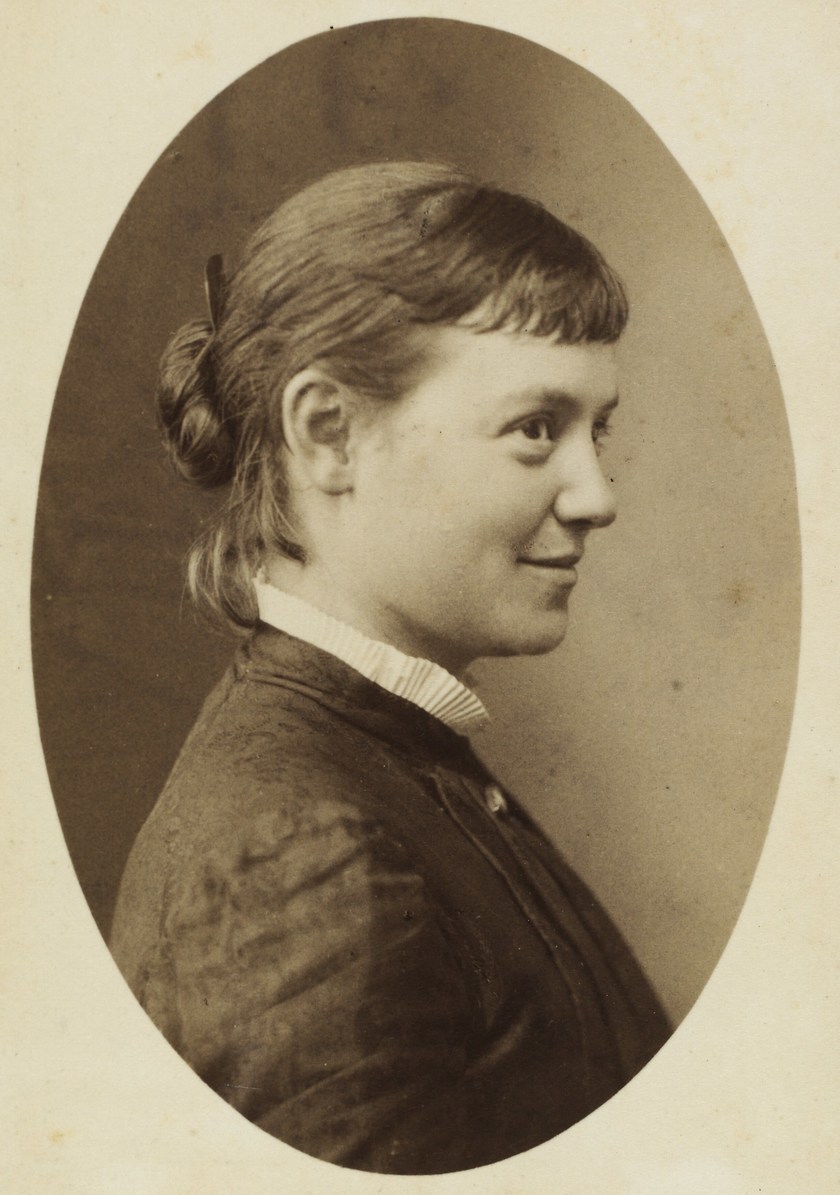Sofie Holten, portrætfoto, Det Kgl. Bibliotek, Portrætregistranten.