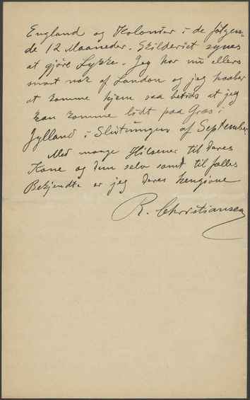 Kasse 62. EH 0234 R. Christiansen til E. Hannover 1898-08-05 4