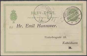 Kasse 89. EH 0163 N Skovgaard til E Hannover 1900-09-25 1