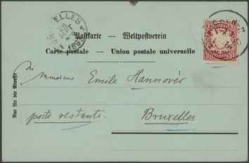 Kasse 86. EH 0233 J. Rohde til E. Hannover 1893-09-25 1