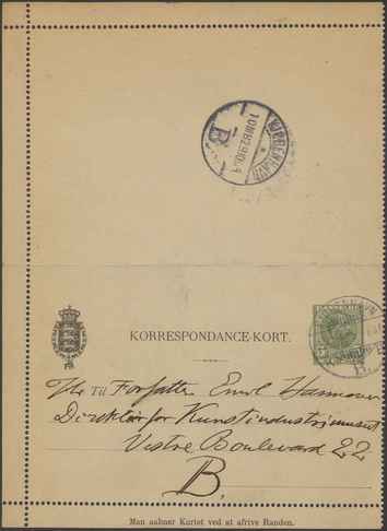 Kasse 89. EH 0049 J Skovgaard til E Hannover 1906-10-28 1