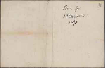 Kasse 145. EH 0079 E. Hannover til J. Rohde 1891-10-08 2
