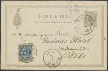 Kasse 144. EH 0153 E. Hannover til J. Rohde 1890-08-15 1